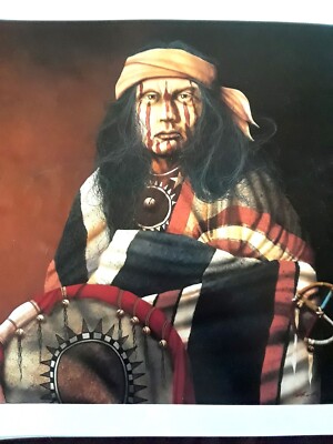 J.D.Challenger Art Print--''POWER OF THE SUN''--Native American, Western 10x12