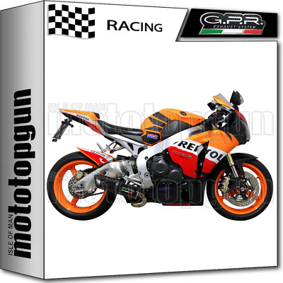 GPR EXHAUST RACE FURORE BLACK HONDA CBR 1000 RR 2008 08 2009 09 2010 10 2011 11
