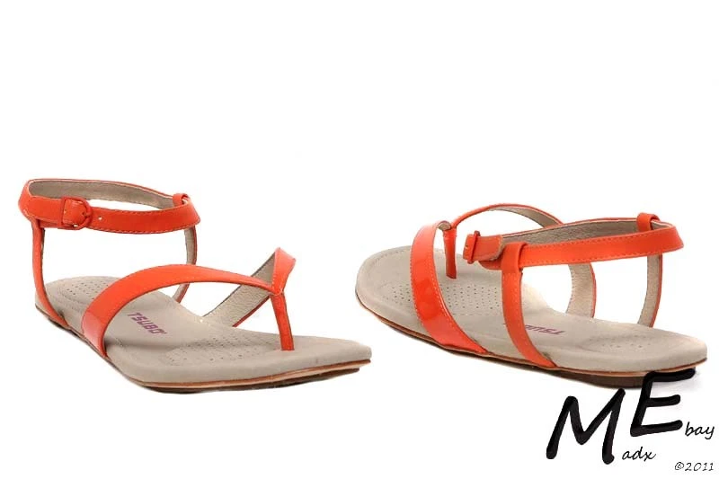 New Tsubo BELLAH Leather Women Sandals Size 9 Terracotta - Image 4 of 4