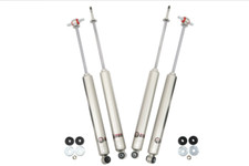Freedom Offroad Extended Nitro Shocks for 2-4" Lift FOR 07-18 Jeep Wrangler JK
