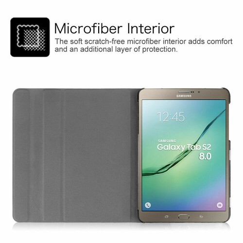 Case for Samsung Galaxy Tab S2 8.0" Slim Stand Cover Supports 3 Viewing Angles - Picture 4 of 12