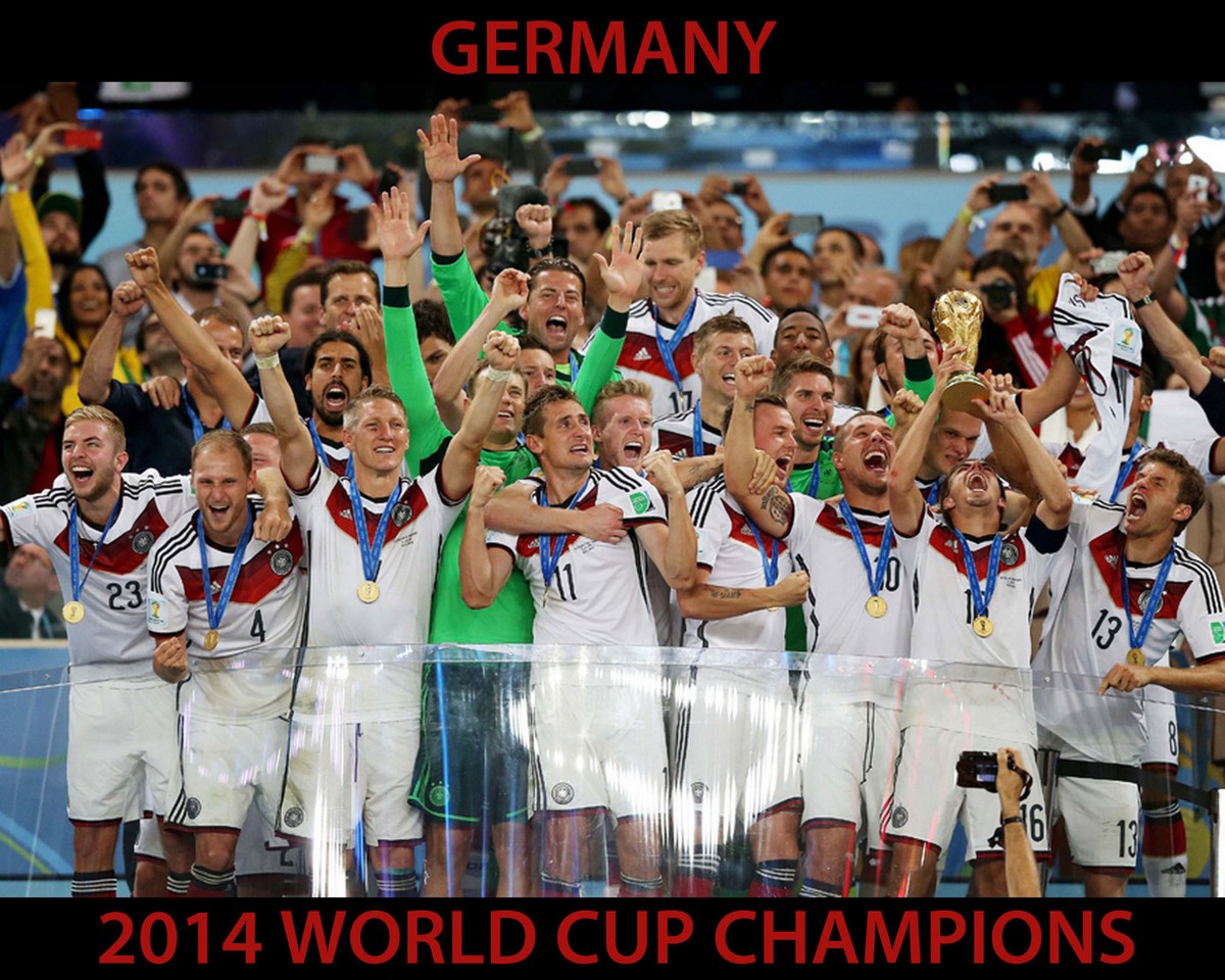 Germany - 2014 World Cup Champions - 8x10 Color Team Photo | eBay