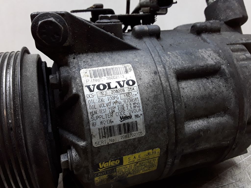 Volvo V70 2008 Diesel air con AC compressor pump 36002113 LGI50454 eBay