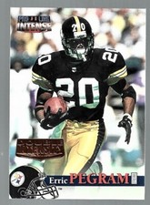 1996 Pro Line Intense Football Double Intensity Parallel Erric Pegram #9 NRMT