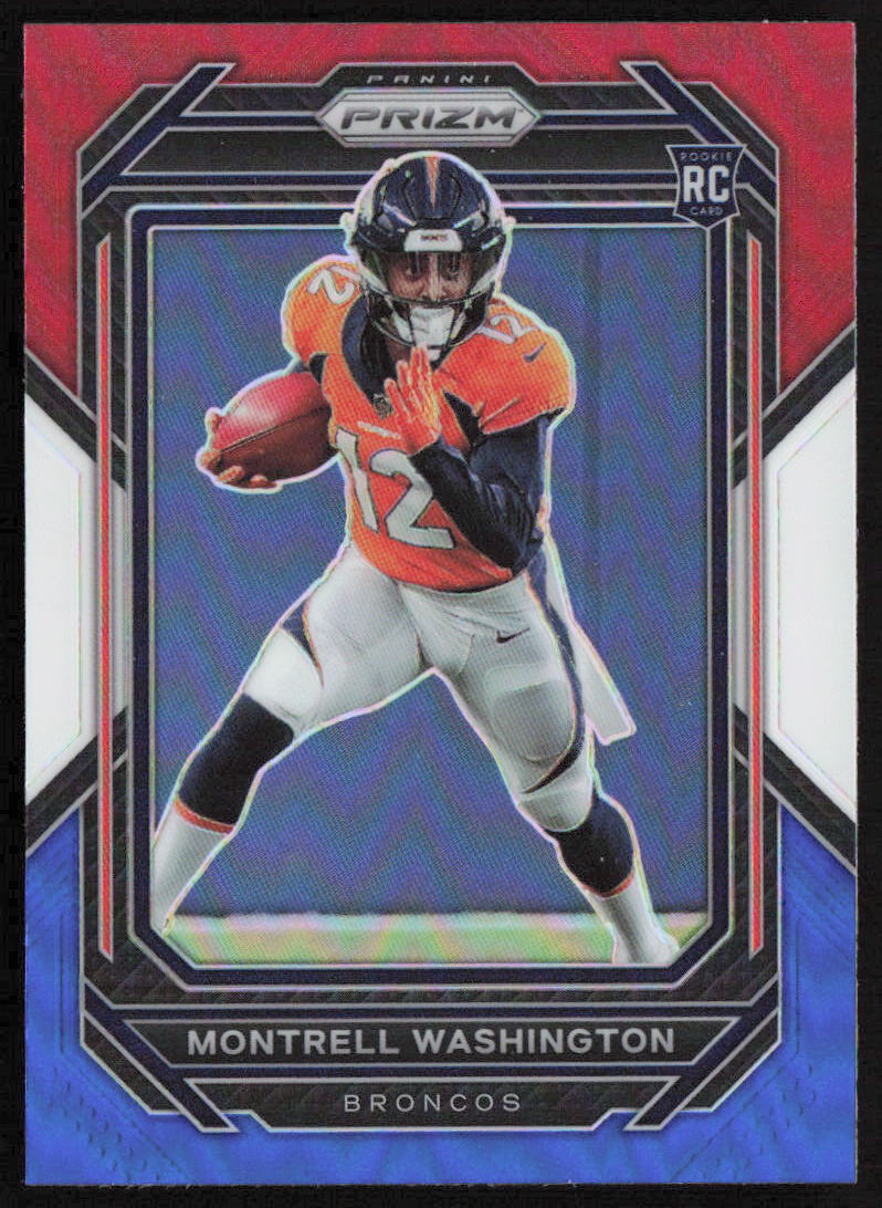 Montrell Washington Panini Prizm #356 Red/White/Blue