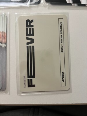 YUNHO Official ATEEZ Photocard ZERO FEVER : EPILOGUE