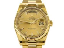 Rolex Day-Date 36mm Watch Ref: 118238 18k Yellow Gold Rolex Box & Card 2019