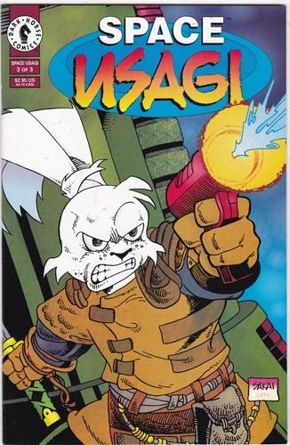 Space Usagi #3 1996 en estado bastante bueno+ Usagi Yojimbo Dark Horse Comcs Stan Sakai - Imagen 1 de 2