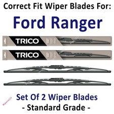 1983-2011 Ford Ranger Wipers 2-Pack Standard Steel Frame Wiper Blades - 30180x2