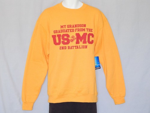 USMC Marines Sweatshirt Parris Island Grandson 2nd NEW United States Marine Corp - Picture 8 of 12