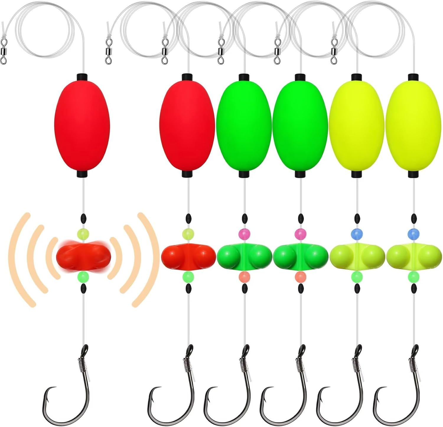 Catfish Rigs Santee Rig Catfish Float Rigs Circle Hooks 5/0 6/0 8/0 Catfishing T