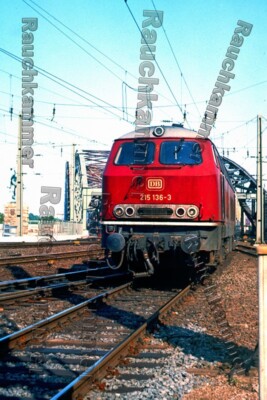 DB 215 136-3  Köln Hbf 1988 / org. Dia + Datei!  497#11