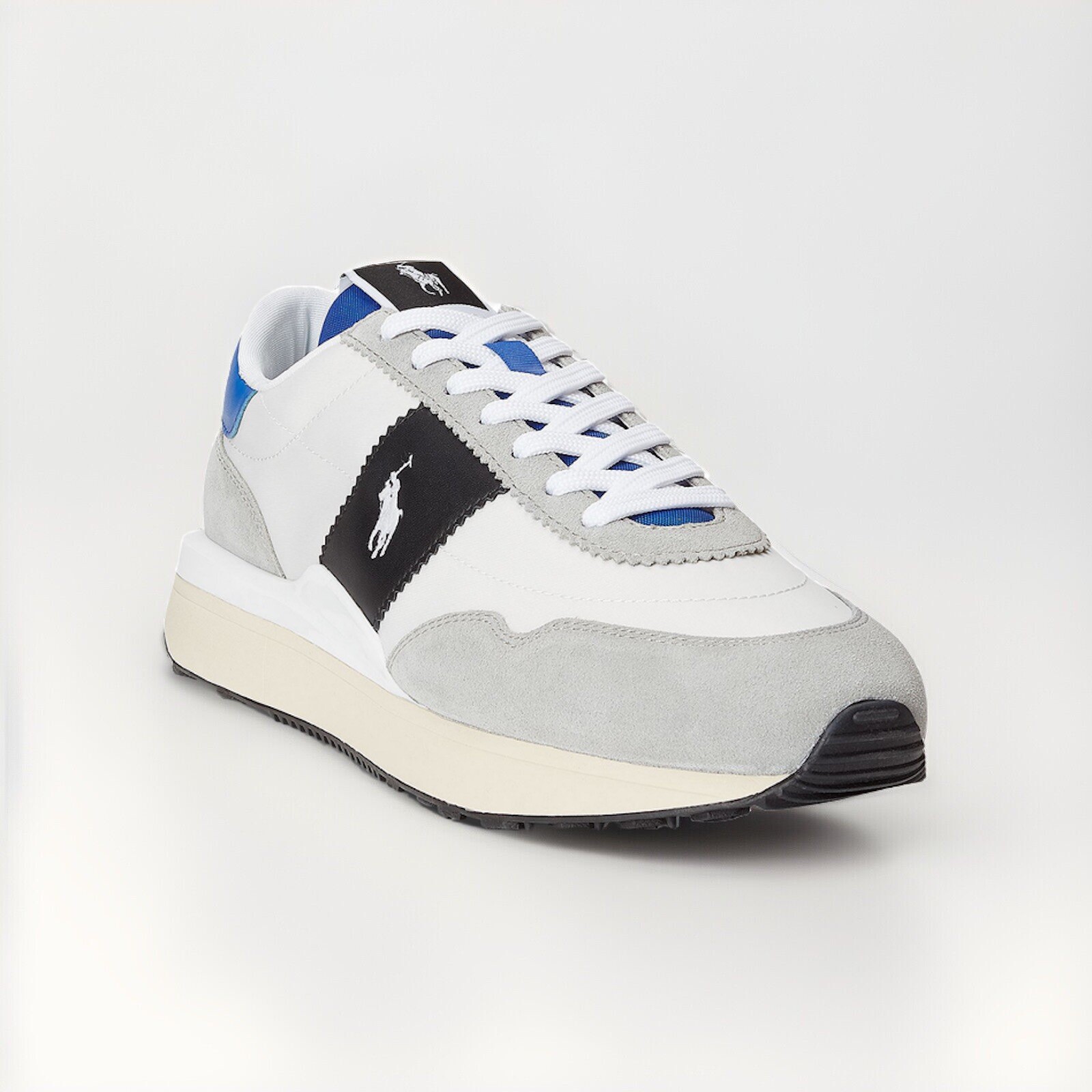 Polo Ralph Lauren Trainer 89 PP-SK-LTL Men's Leather Grey White Blue