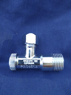Eckventil kurze Ausführung mit Abdeckkappe 1/2'' x 3/8'', von ARCO