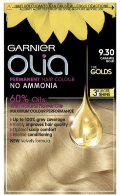Garnier Olia Permanent Hair Colour 9.30 Caramel Gold