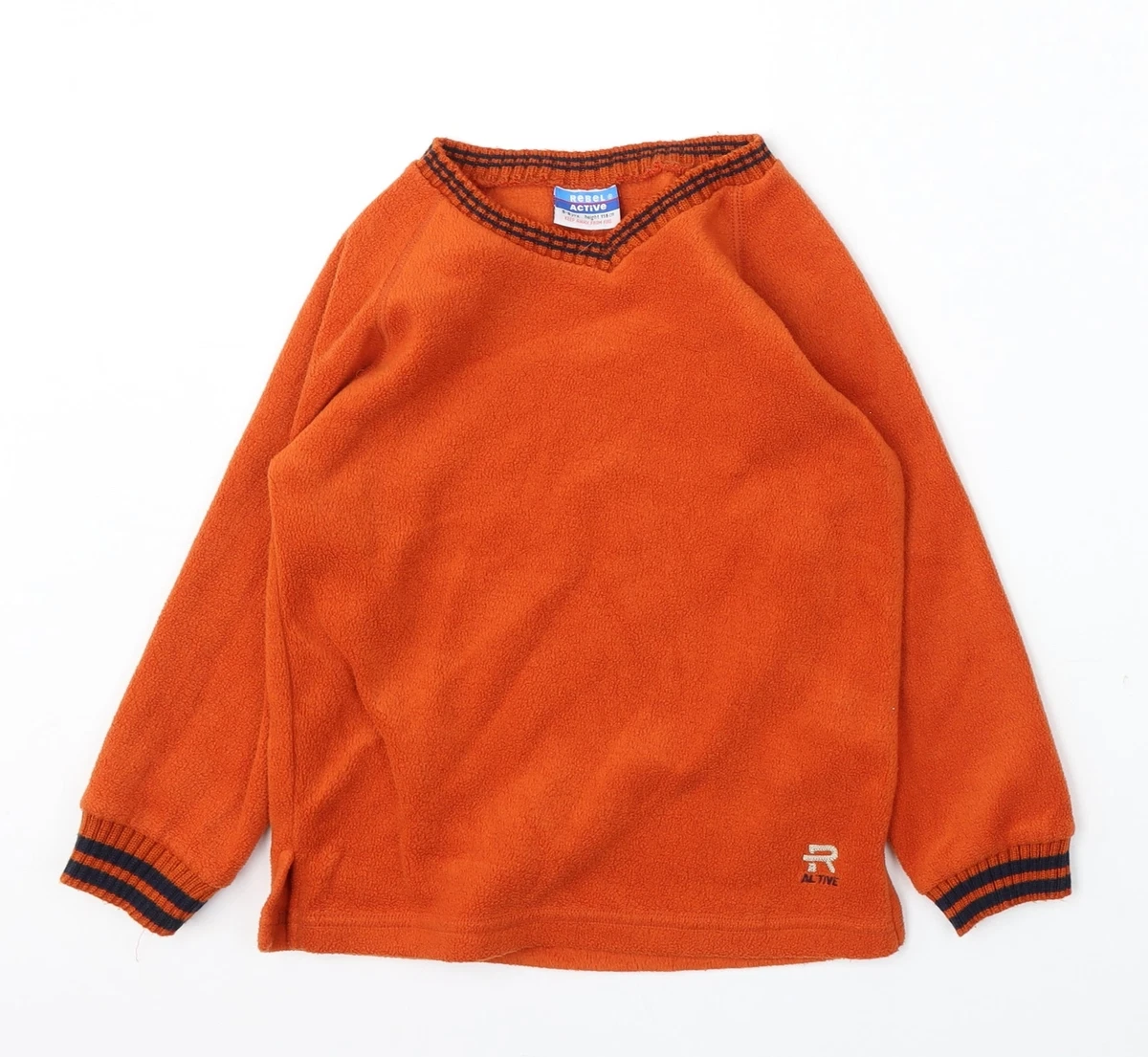 Orange pullover sweatshirt sale