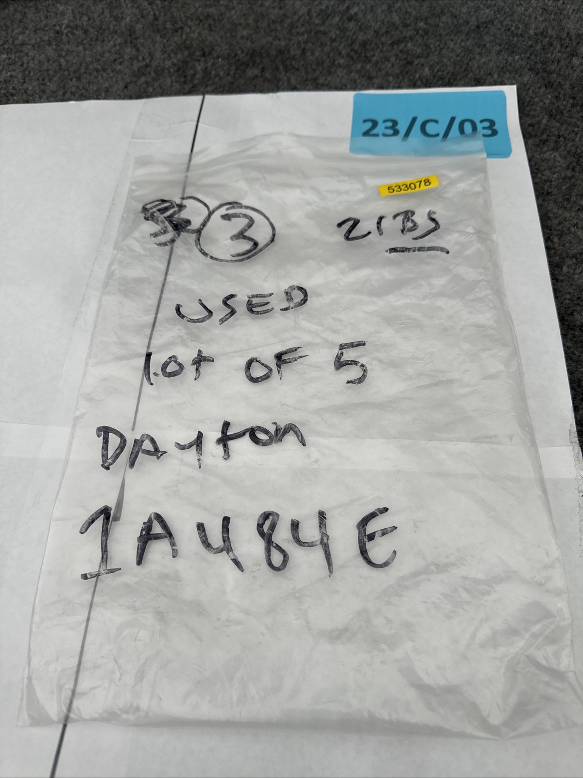 Lot Of 5 - Dayton 1A484E 12VDC 8 Pin 10A General Purpose Relay Socket Mounted