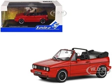 1992 VOLKSWAGEN GOLF 1 CABRIOLET SPORTLINE TORNADO RED 1/43 BY SOLIDO S4315801