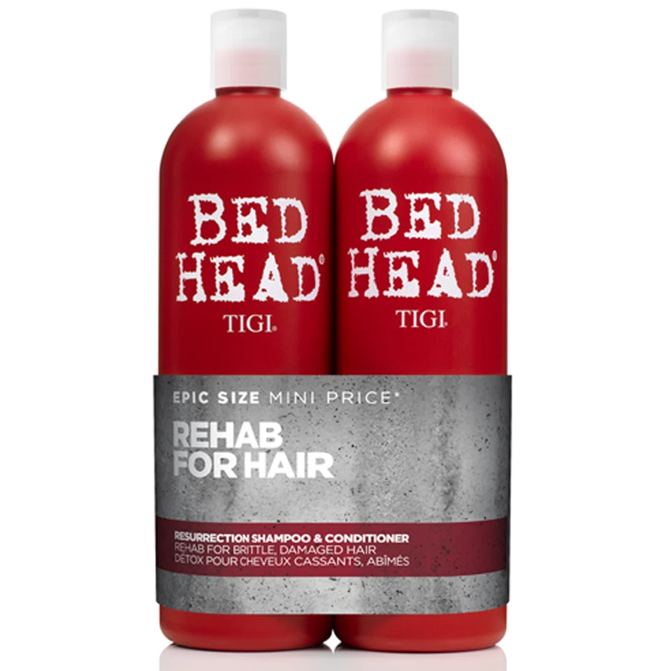 Set Pour Cheveux Abîmés TIGI Resurrection Tween Duo Shampoo + Balsamo 750 Ml - Photo 1/1