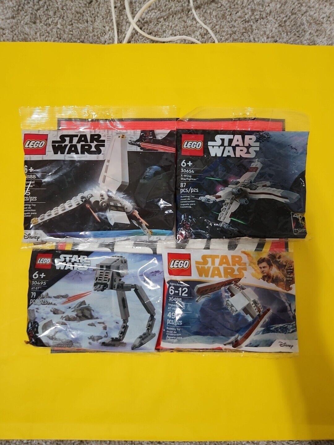 SHIPS TODAY! LEGO Star Wars polybags lot 30498, 30388, 30495 & 30654