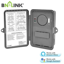 BN-LINK Heavy-Duty Smart WiFi Box Timer Switch 24Hr Programmable For Pool Pump