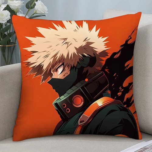 K-Katsuki Bakugo MHA Pillow Case Short Plush Pillow Covers Gift Cushion Cover - Picture 15 of 30