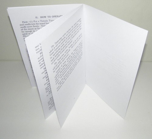 Victor Victrola 220 Gramófono Fonógrafo Manual de instrucciones Reproducción - Imagen 10 de 11