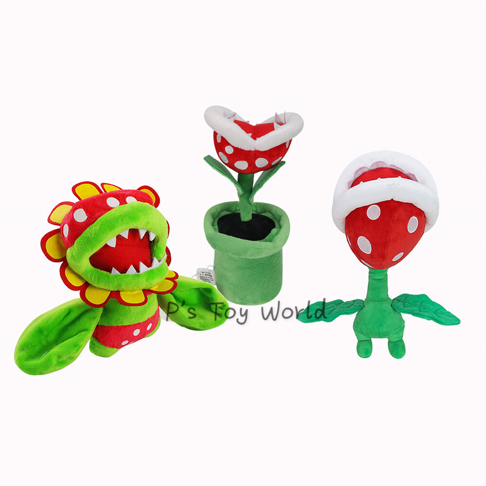 styles Petey Piranha Plant Trotin' Piranha Plush Doll Figure Toy