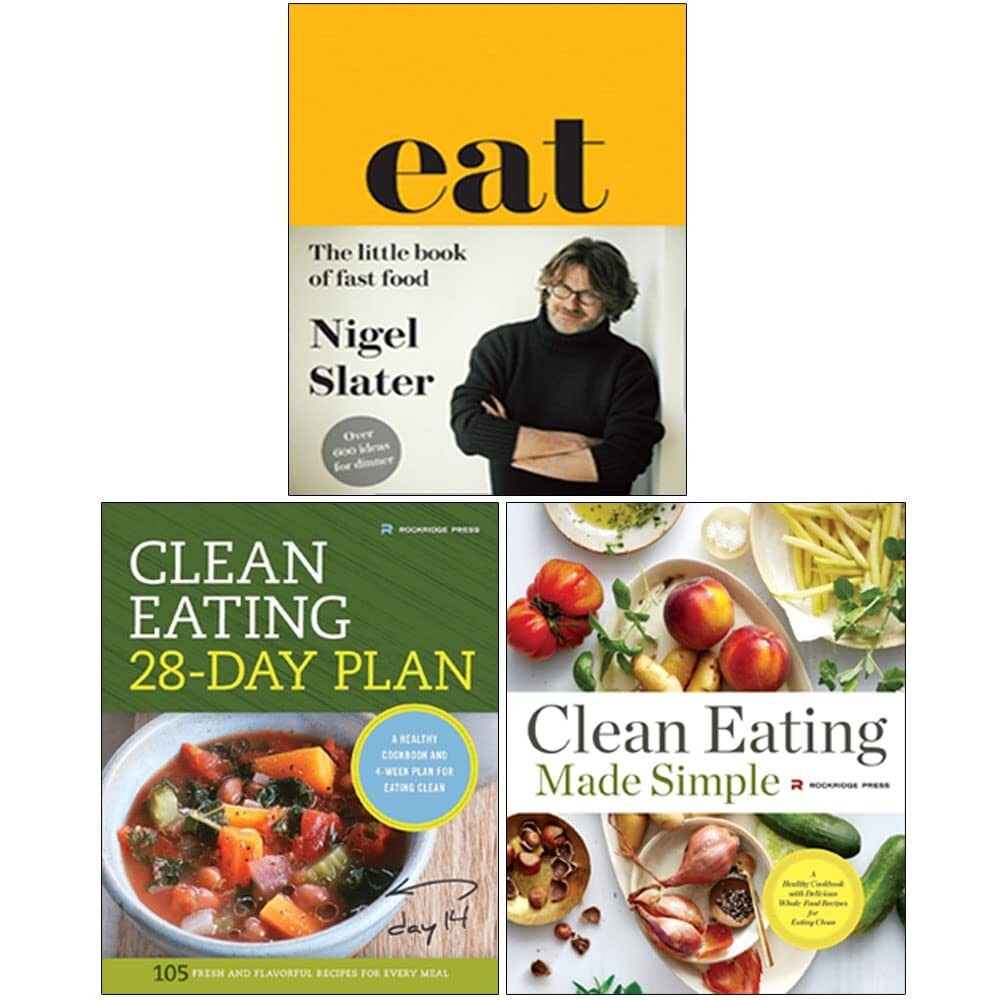 Eat The Little Book, The Clean Eating 28-Day Plan, Clean Eating 3 Books  Set
