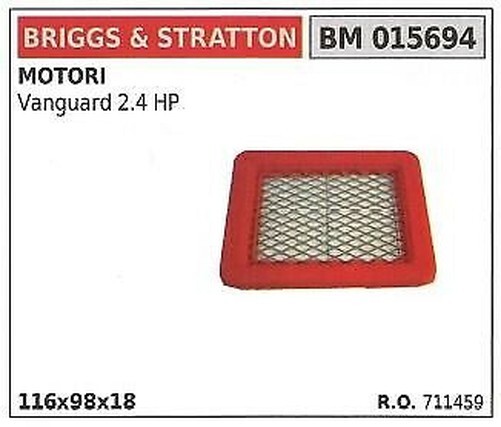Luftfilter Briggs&Stratton RasenmäHer Vanguard 2.4HP-image
