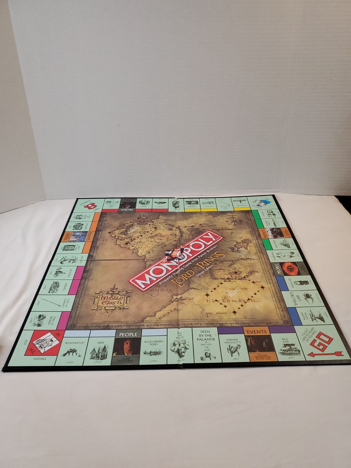 Hasbro Gaming Monopoly - The Lord of the Rings Trilogy Edition REPLACEMENT BOARD