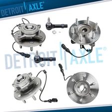 Front Rear Wheel Hub Bearing Outer Tie Rod for 2003-06 Expedition Navigator 2WD