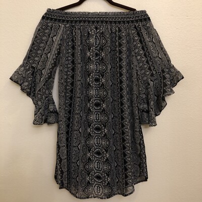 strapless open back dress Mauve Floral Print Smocked Bodice Flowy Mini Dress main image 1