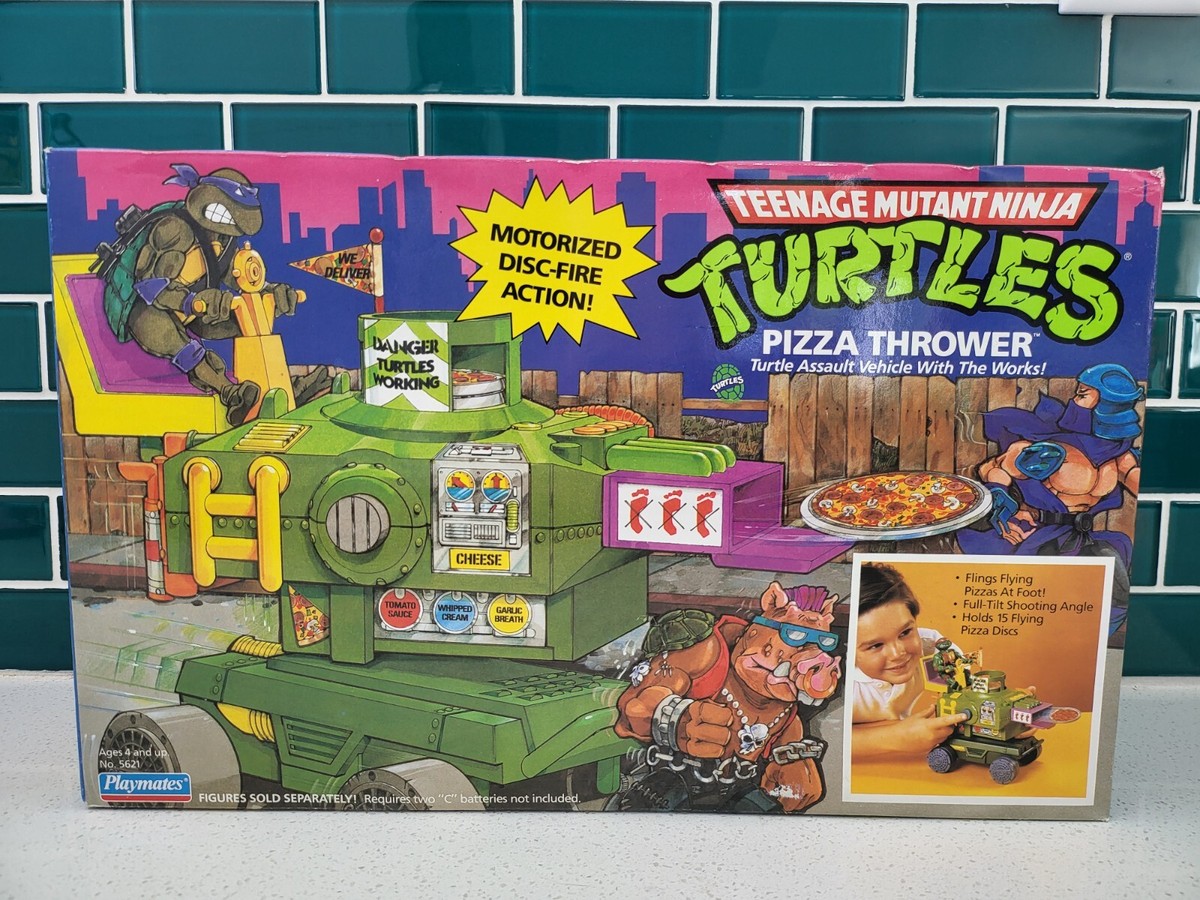 TMNT Pizza Thrower (Sealed) 1989 Playmates Teenage Mutant