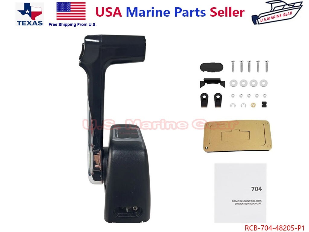 704 Remote Control Box Yamaha Outboard 704-48205-P1 Top Mounted Singe ...