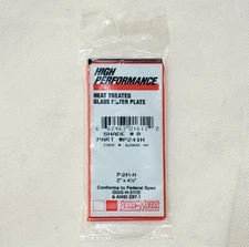 Fibre-Metal Shade 8 Heat Treated Welding Lens Plate 2" x 4 1/4" P241H