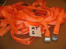 N. 15 cinghie per carrello trasporto fissaggio ancoraggio ferma moto