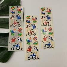 Mrs Grossmans Vintage 90s Stickers By The Yard Childrens Toys Dolls Horse Train