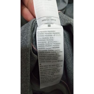 Abercrombie & Fitch Women's Gray and Pink Half Zip Athletic Slim