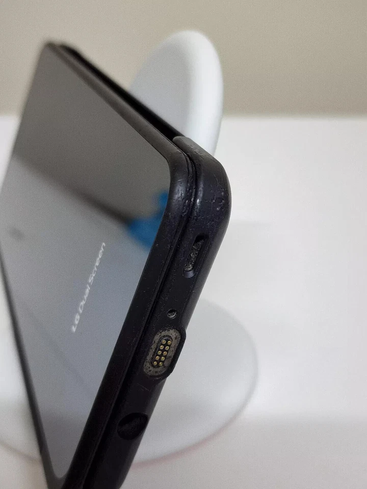 Funda Original LG Doble Pantalla para Teléfono LG V60 ThinQ 5G LM-V605N OEM Usada - Negra Foto 4 de 4