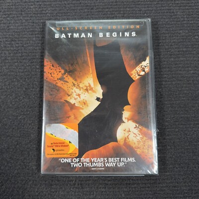 Batman Begins DC Comics Full Screen Edition [DVD 2005] Film Movie NEW Sealed