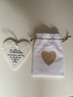 Porcelain Love Heart Friendship Words Gift
