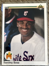 Upper Deck 1990 Star Rookie #17 Sammy Sosa Chicago White Sox Rookie Baseball