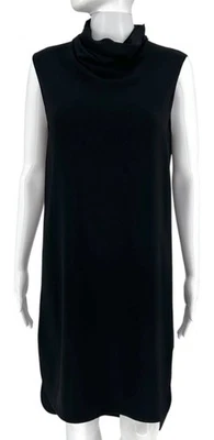 The Row Black Sleeveless Cowl Neck Dress - Size S