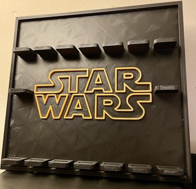 Wall Mount Display For Lego Star Wars Minifigures
