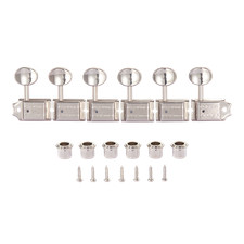 Split Shaft Vintage Guitar Tuning Key Tuners Machine Heads for Strat Tele Nickel
