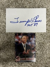 Lenny Wilkins Signed Cards