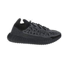 adidas Yeezy 350 V2 Cmpct Slip On Youth Boys Black Sneakers Casual Shoes IG960