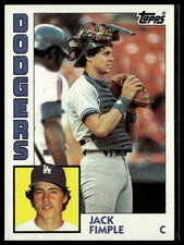 Jack Fimple *ROOKIE CARD* (RC) 1984 Topps #263. rookie card picture