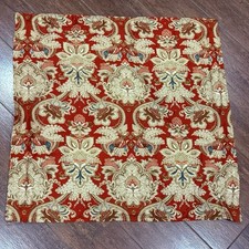 Ralph Lauren JARDINIERE Red Gold Green Blue 25 EURO Pillow Sham Made in Italy
